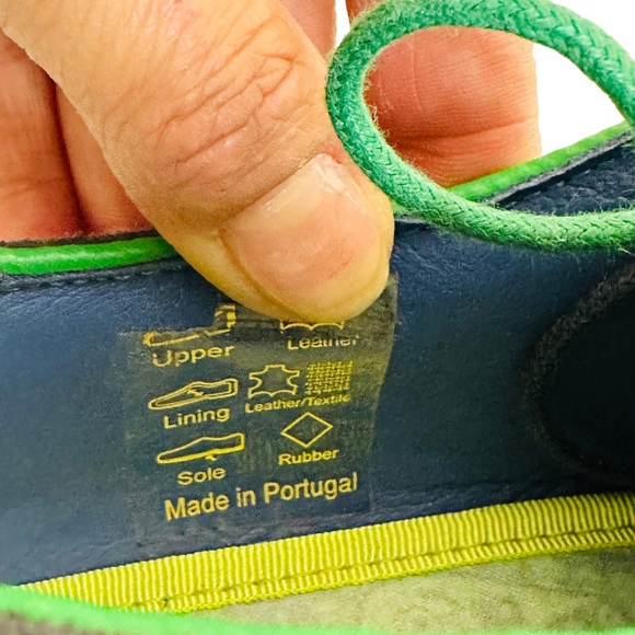 Ted Baker London Suede Oxfords Juippita Size 9 US Portugal Blue lace up - Picture 8 of 10